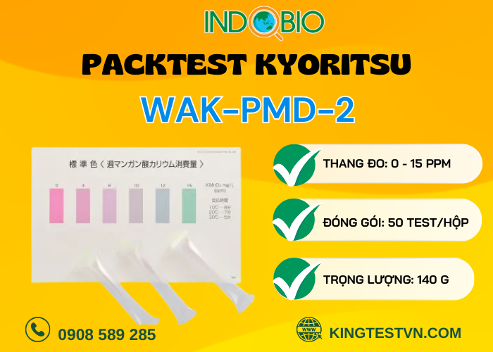 Packtest thuốc tím Kyoritsu, WAK-PMD-2